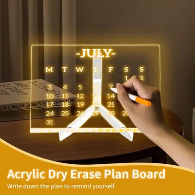 Creative Rewritable Acrylic LED Message Board 🎨
