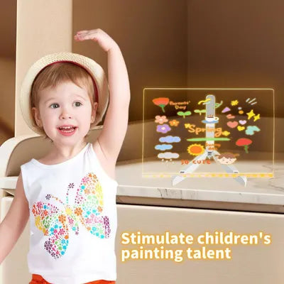 Creative Rewritable Acrylic LED Message Board 🎨